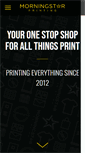 Mobile Screenshot of morningstarprinting.com